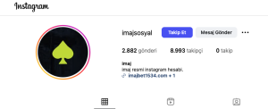 İmajbet İnstagram